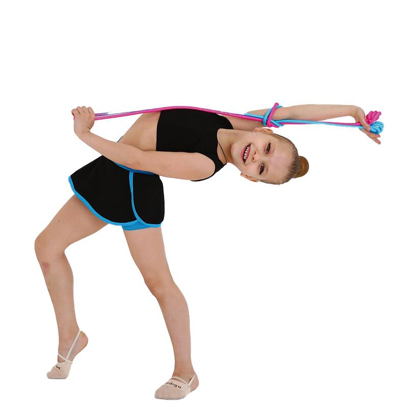 Cuerda para Gimnasia Rítmica 180 gr con Lurex INDIGO Multicolor1  3 m