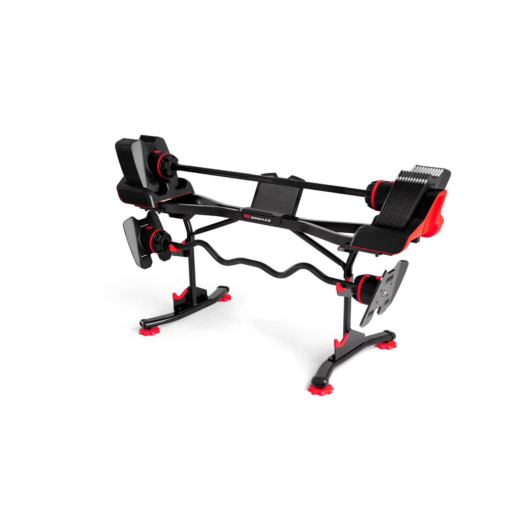 Suporte para halteres Selectech 2080 com suporte para suportes