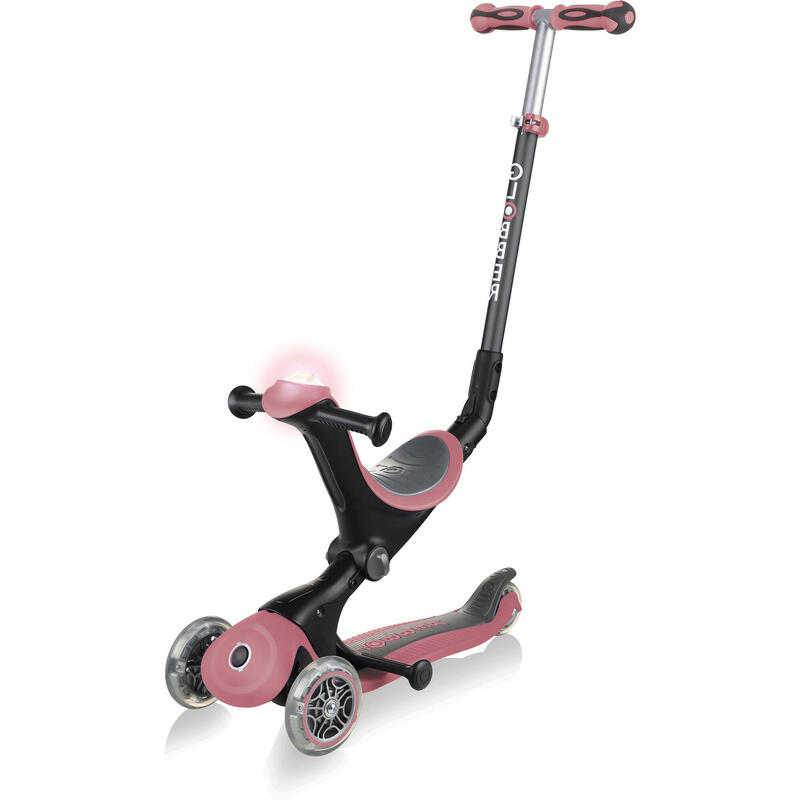 Scooter Laufrad / Dreirad  GO UP Deluxe Play  Pastel-rosa