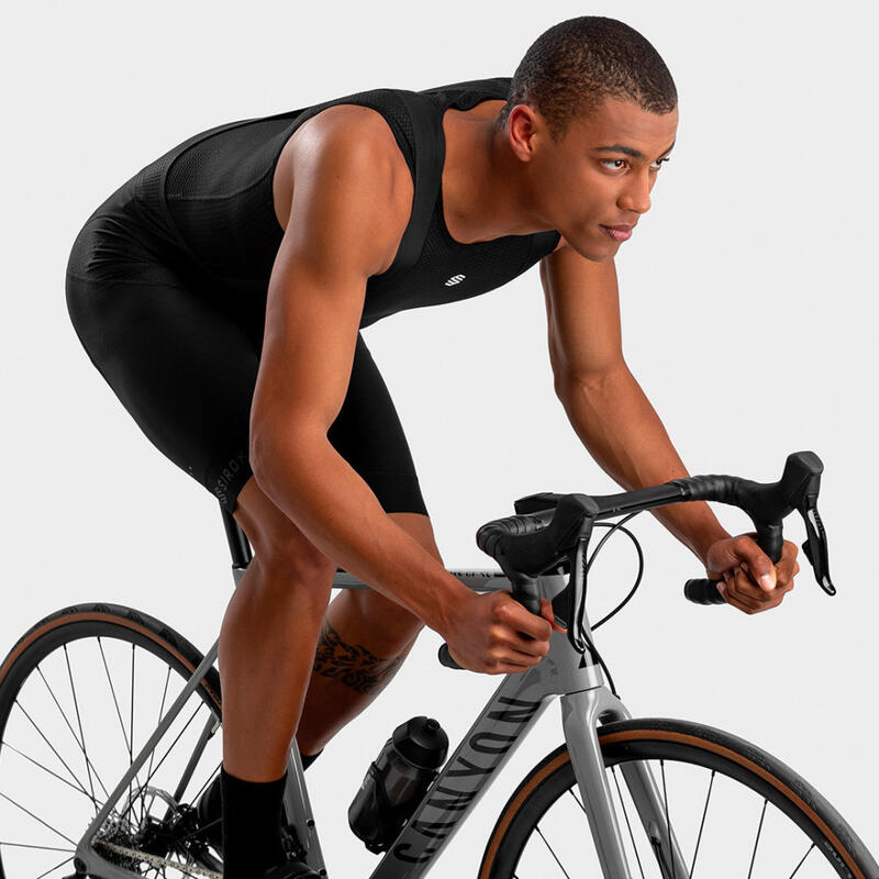Cuissard vélo court homme Cyclisme SRX Pro Elite Noir