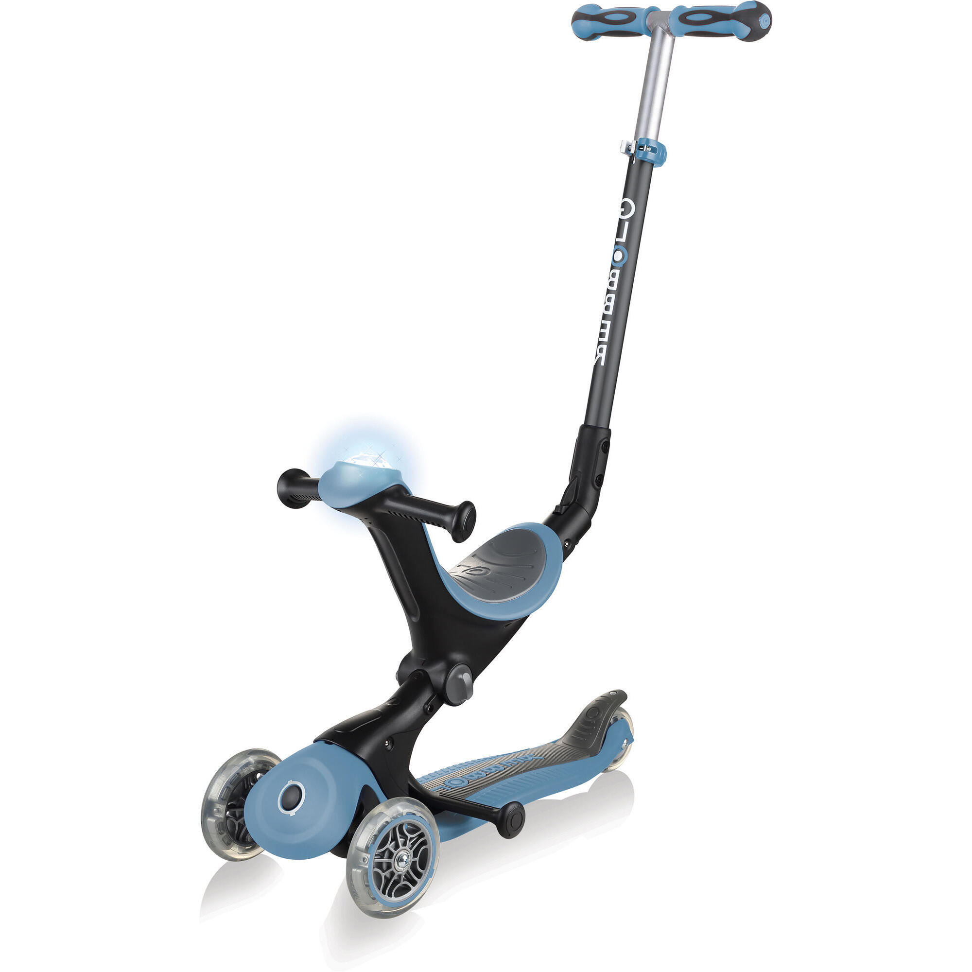 GO UP Deluxe Play Scooter / Tricycle AscheBleu