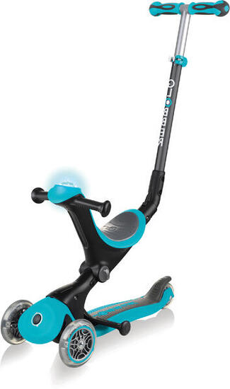 Trottinette draisienne / Tricycle GO UP Deluxe Play Turquoise-Vert