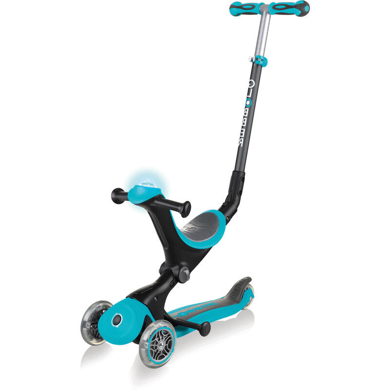 Trottinette draisienne / Tricycle  GO UP Deluxe Play  Turquoise-Vert