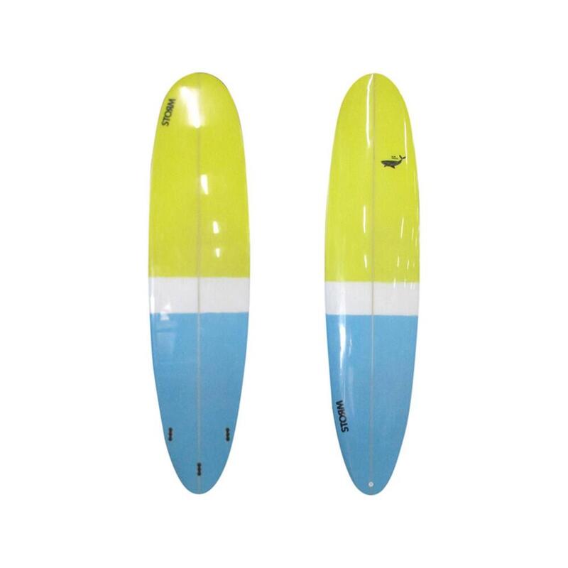 Tabla de surf STORM - Longboard - 8'0 - Blue Whale - Cola redonda