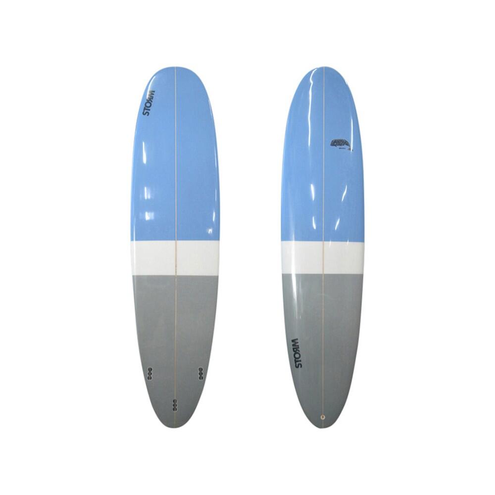 STORM - Prancha de Surf - Longboard - 8'0 - Baleia Azul - Azul / Cinza