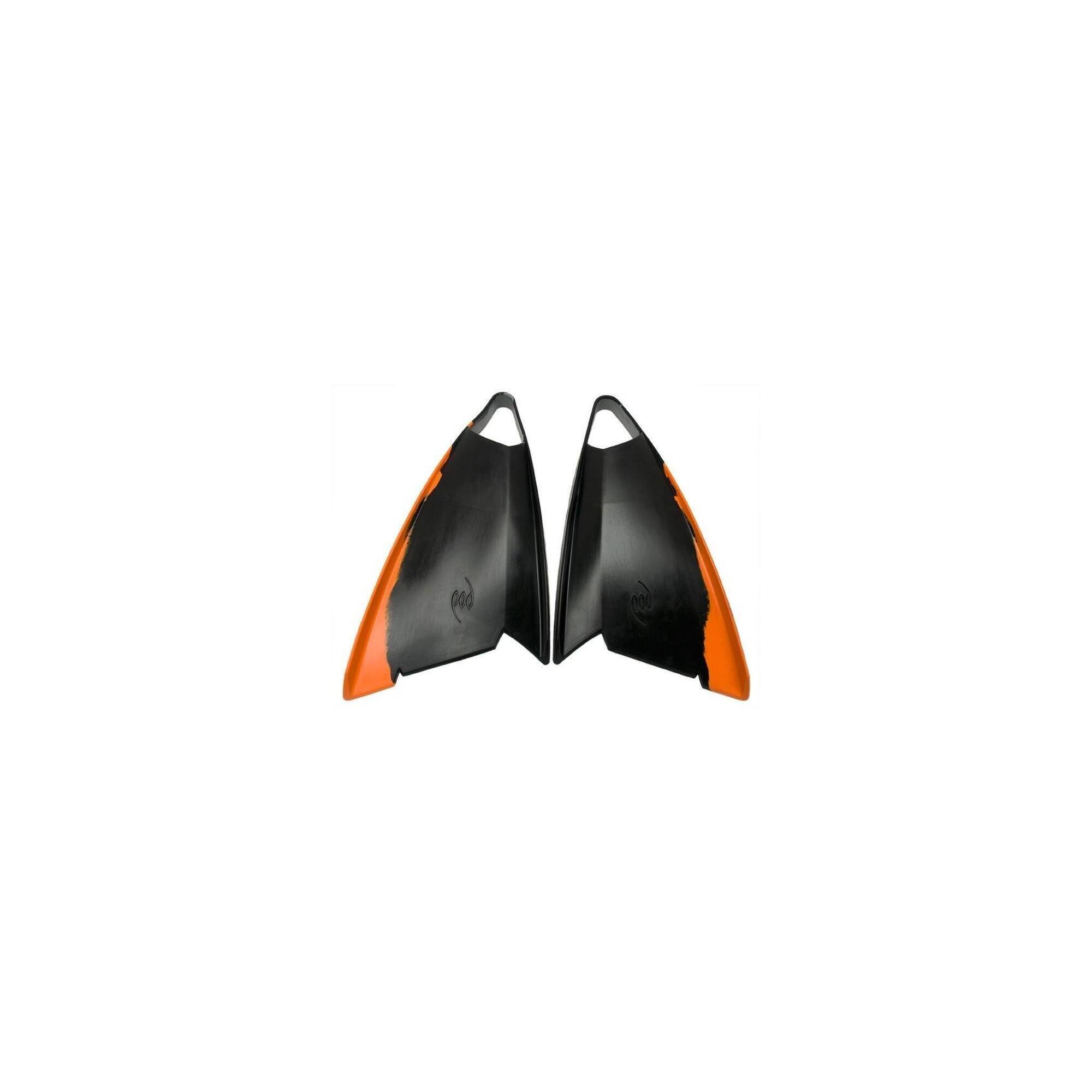 POD POD - PF3 - Barbatanas de Bodyboard - Preto / Laranja