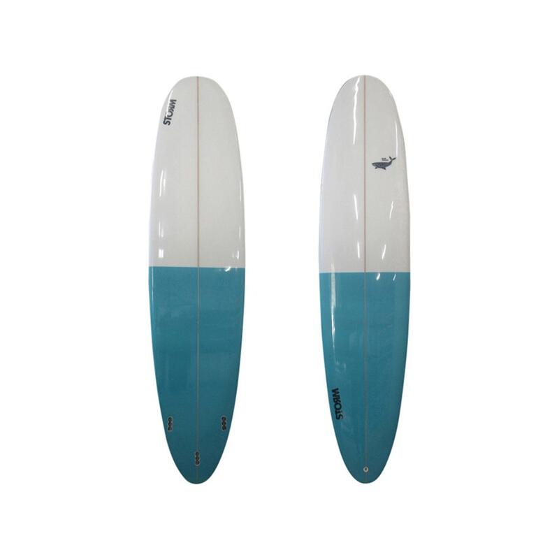 STORM Surfboard - Longboard - 7'0 - Blue Whale - Round tail