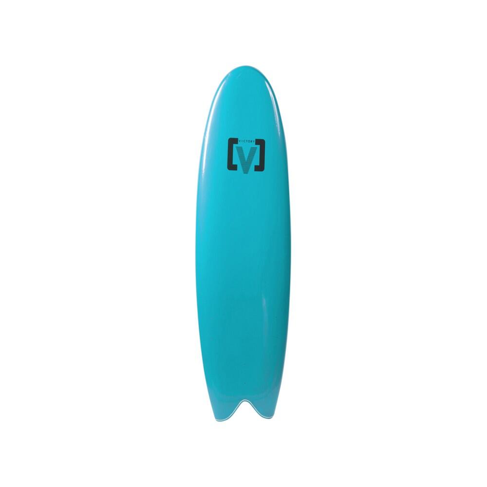 VICTORY - EPS Softboard - Prancha de espuma - Peixe 6'6 - Azul Claro