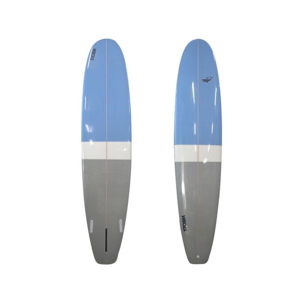 STORM STORM - Tabla de surf - Longboard - 9'0 - Blue Whale - Gris / Azul