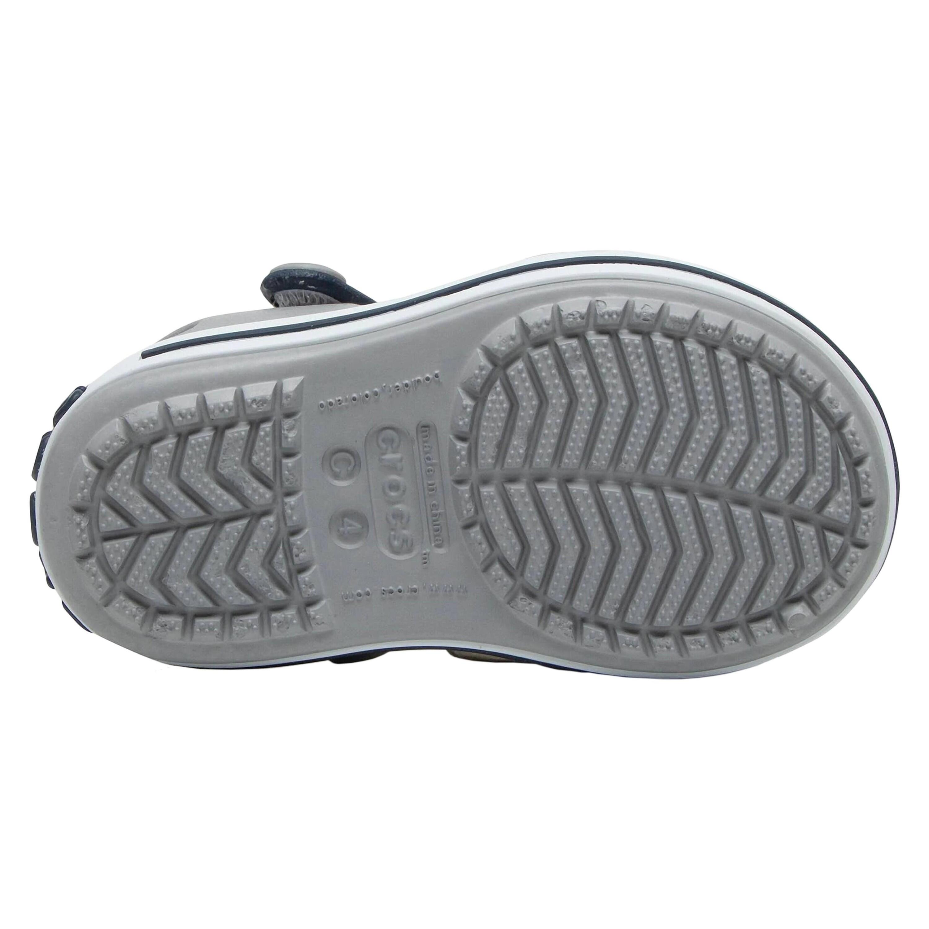 Sandalias Crocs Crosband para niños - gris, Croslite™ 5/7