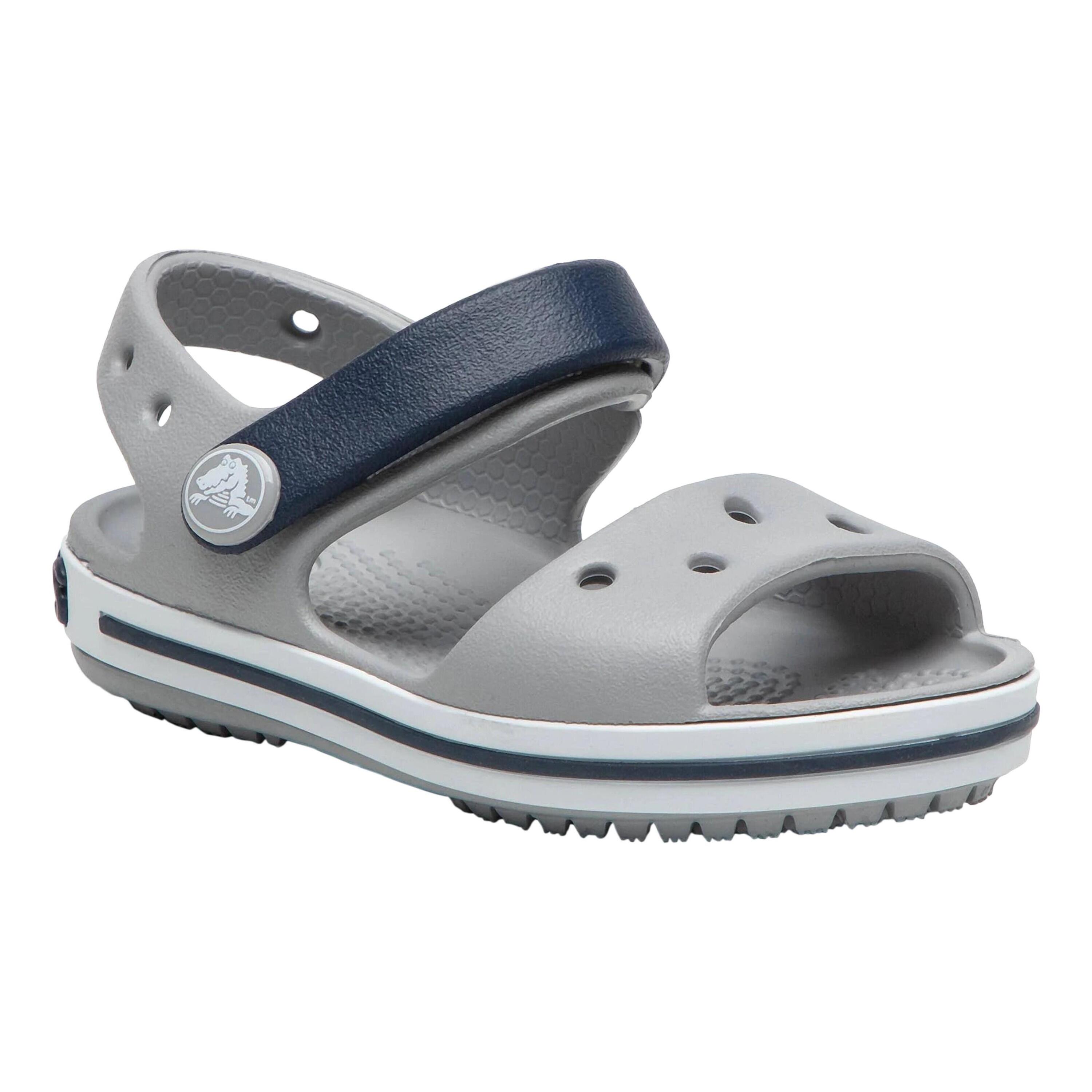 Sandalias Crocs Crosband para niños - gris, Croslite™ 3/7