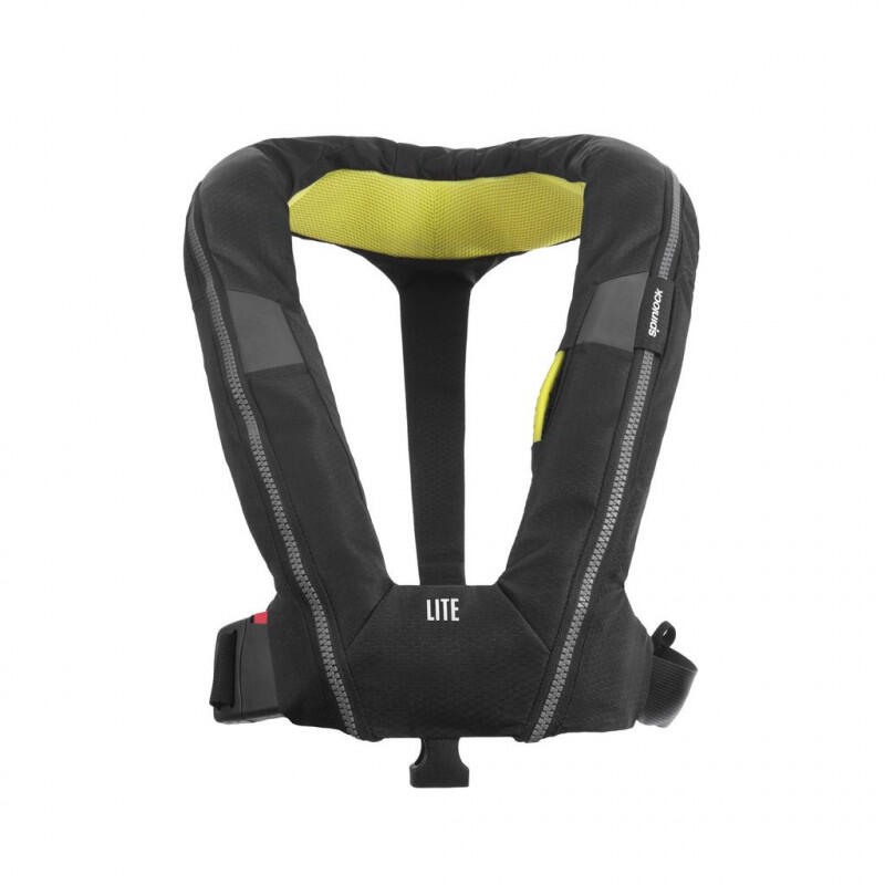 SPINLOCK Automatische aufblasbare Rettungsweste 170N DECKVEST LITE UML Grau / Schwarz
