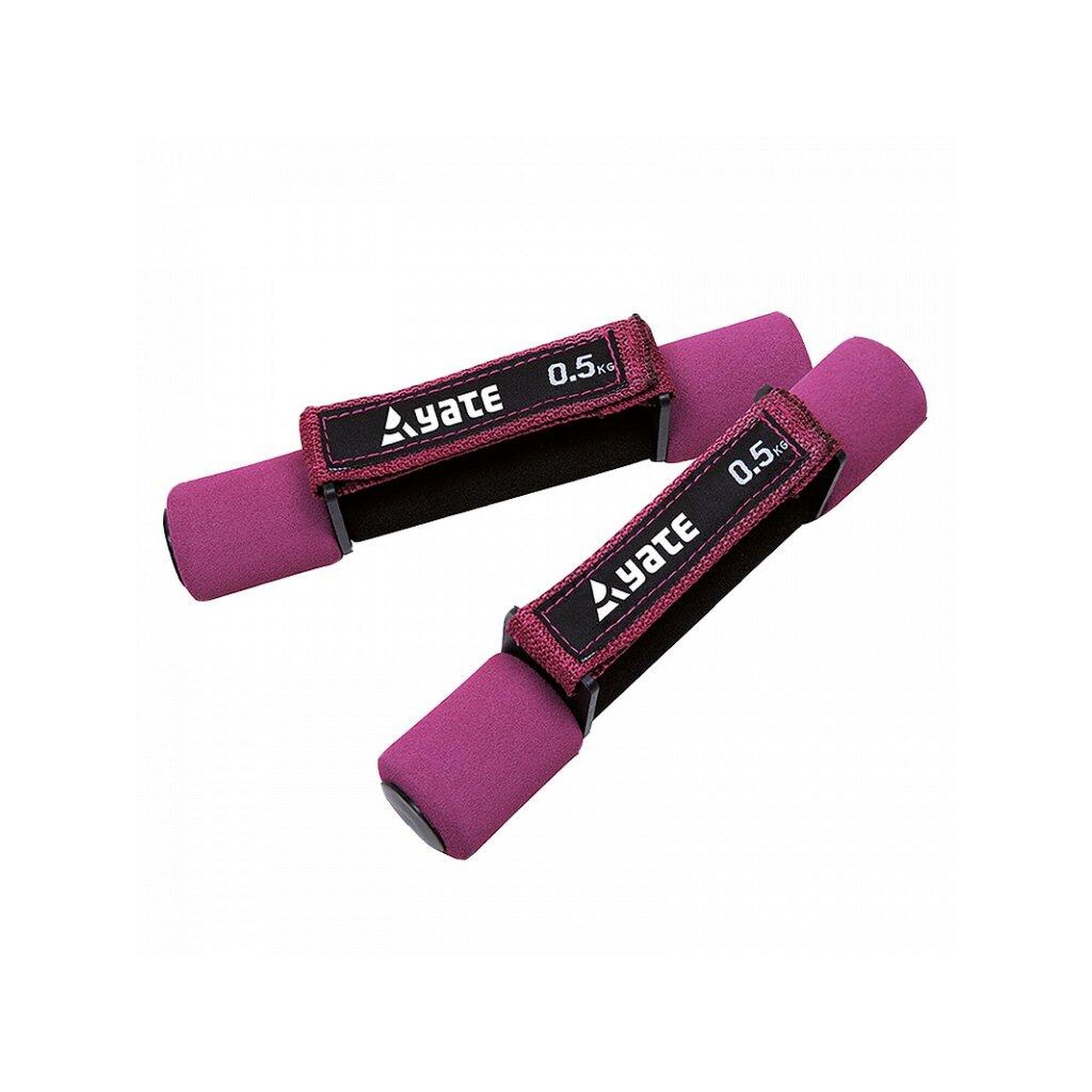YATE POSILOVACÍ FITNESS ČINKY 2 x 0,5 KG