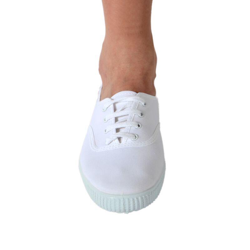Zapatillas Deportivas VICTORIA INGLESA LONA ECOLÓGICA Blanco 3/5