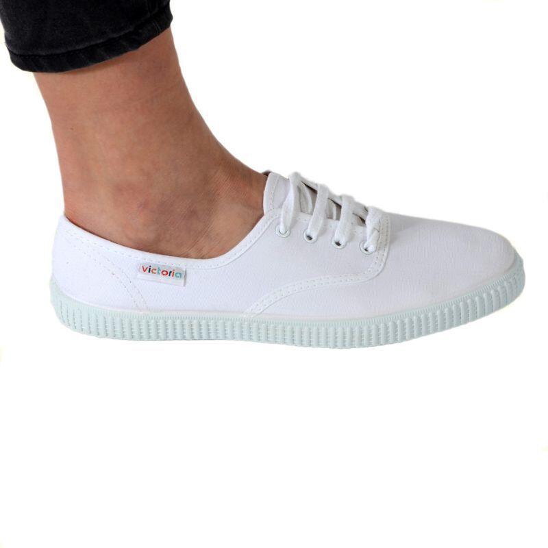 Zapatillas Deportivas VICTORIA INGLESA LONA ECOLÓGICA Blanco 2/5