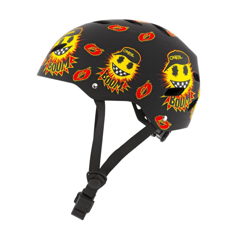 Oneal Dirt LID Jeugd Emoji - Kinderhelm - Zwart/Geel