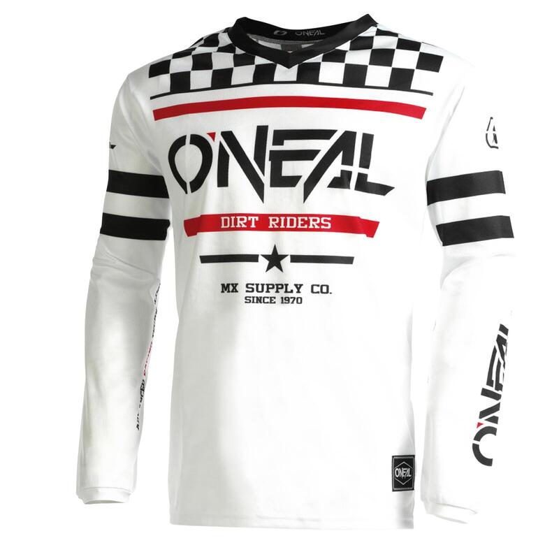 Bluza Copii O'Neal Element Squadron V.22 - M, Alb-Negru