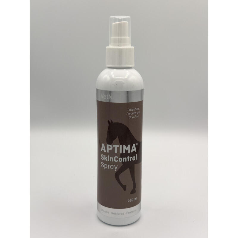 Shampooing et spray dermatologique APTIMA® Skin Control Pack per chevaux.