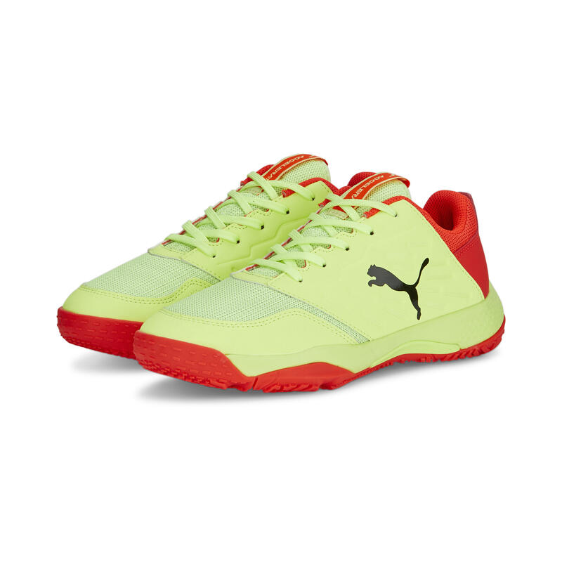 Zapatillas de balonmano Niños Accelerate Turbo II PUMA Amarillas