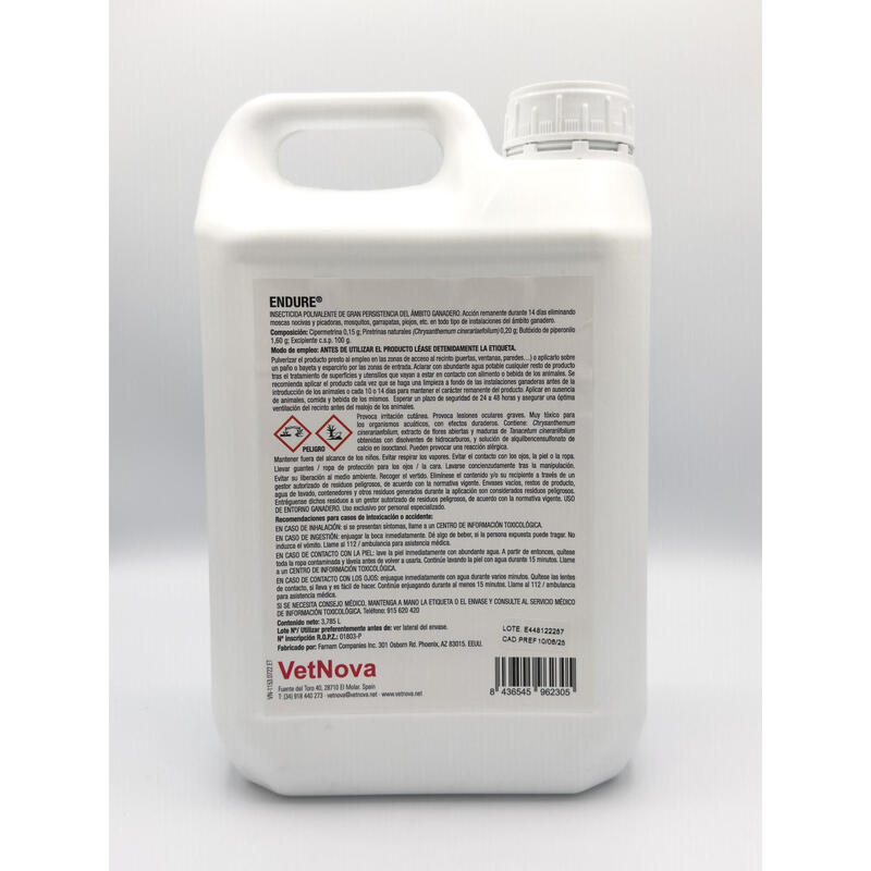 Insecticida polivalente ENDURE® Refill&Go MAX para caballos 3,8l + 500ml