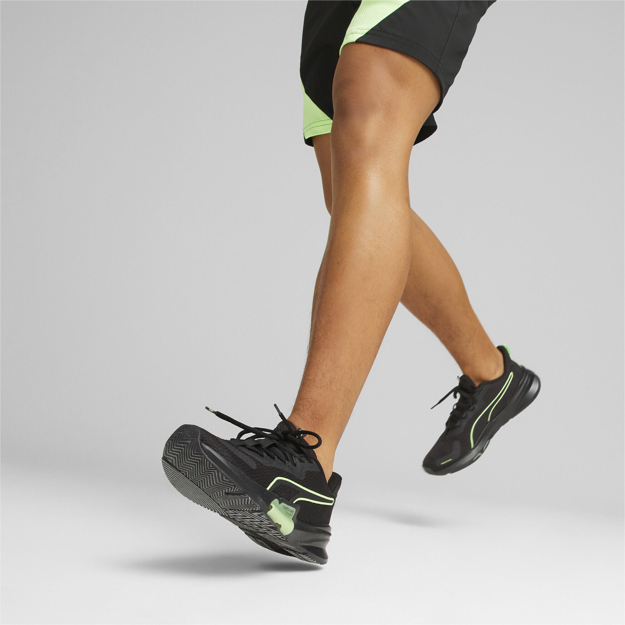 PWRFRAME TR 2 sportschoenen voor heren PUMA Black Fizzy Lime Green 2/7