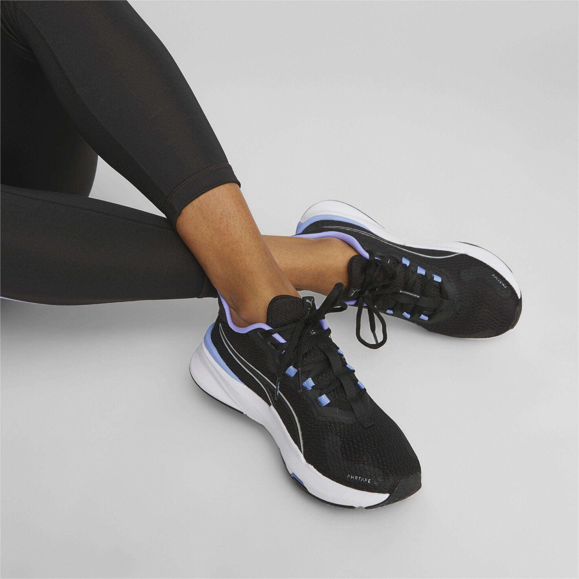 PWRFrame TR 2 Trainingsschuhe Damen PUMA Black Elektro Purple 2/7