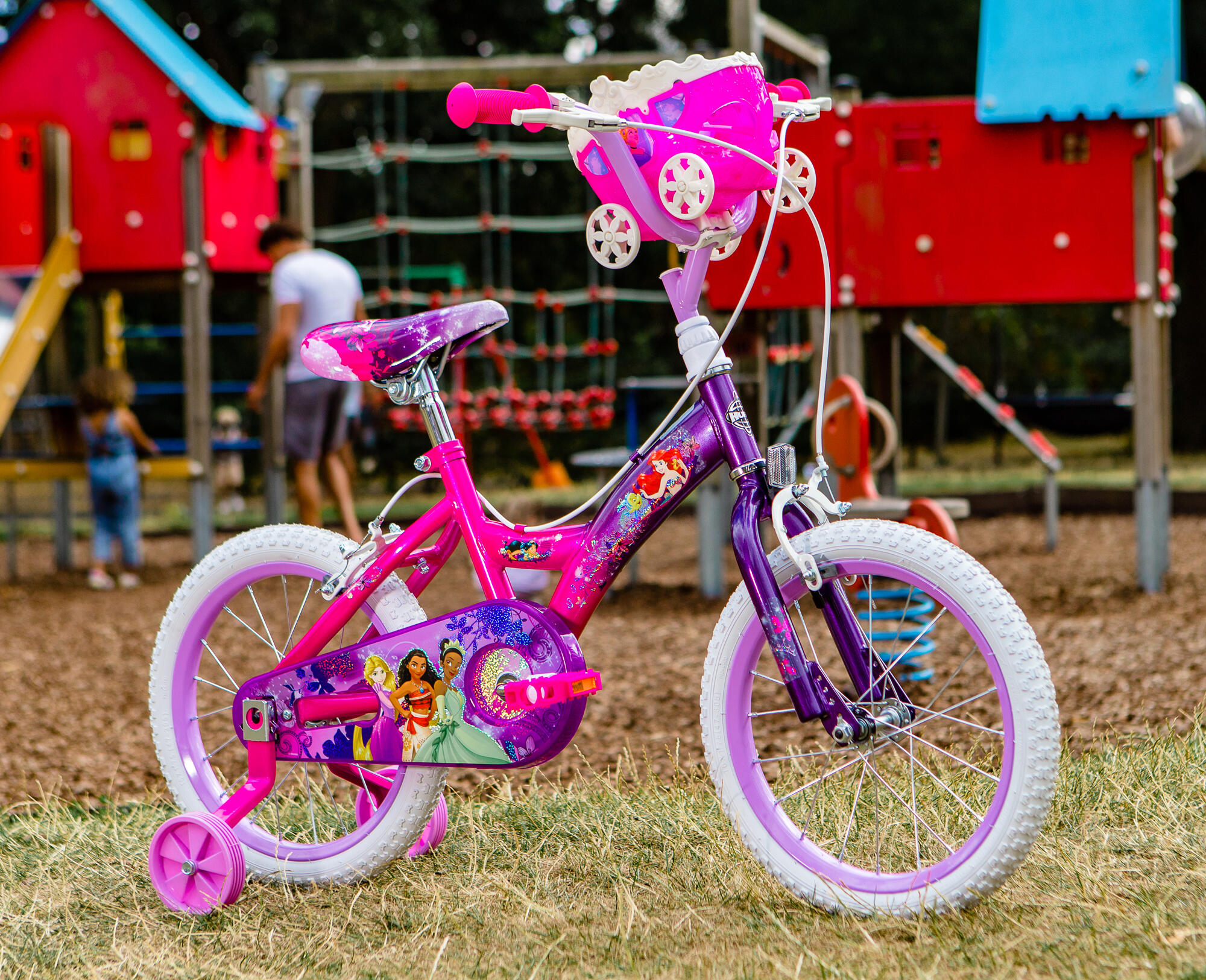 Huffy Disney Princess Girls Bike 16 Inch For 5-7 Year Old 2/8