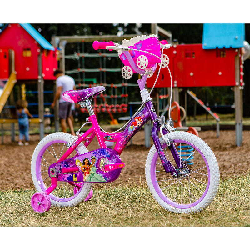 Vélo Huffy Disney Princess - 5-7 ans - Roues latérales incluses