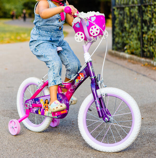 Huffy Disney Princess Girls Bike 16 Inch For 5-7 Year Old 4/8