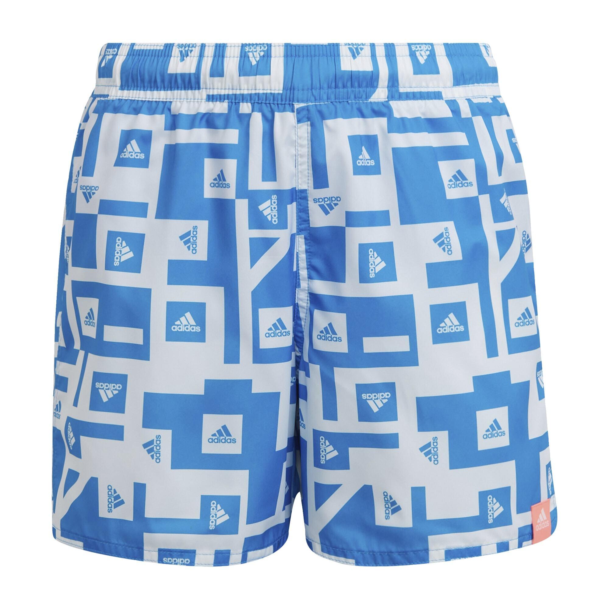 ADIDAS Calções de praia Junior Must Have Graphic. Azul /branco
