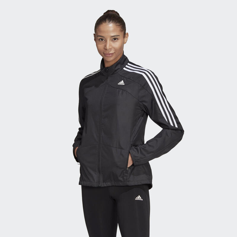 Dzseki adidas Marathon 3-Stripes, Fekete, Nők