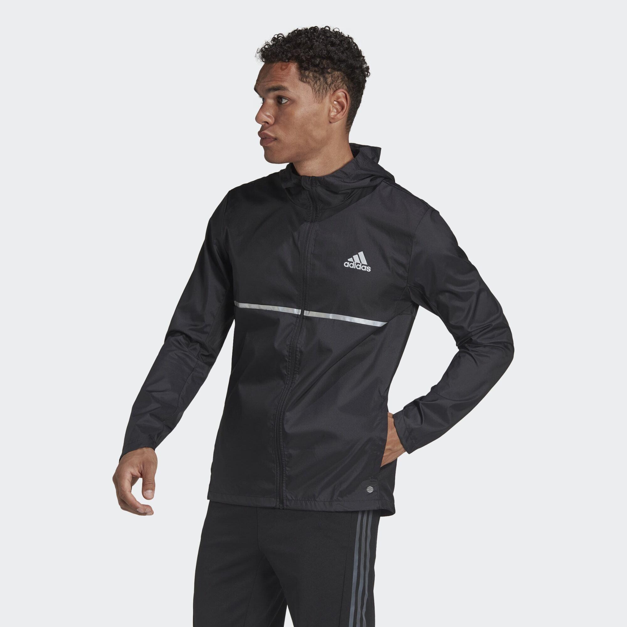 Męska kurtka sportowa Adidas Own the Run Czarny