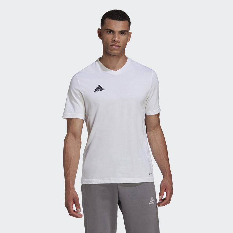 Tricou Fitness ADIDAS Entrada Alb Bărbați