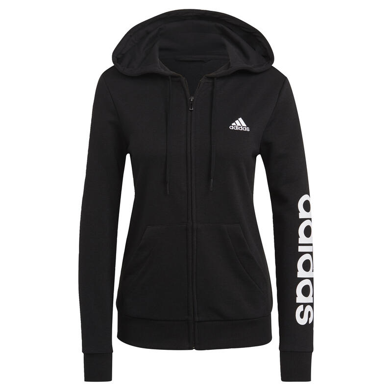 Pulóver adidas Essentials Logo, Fekete, Nők