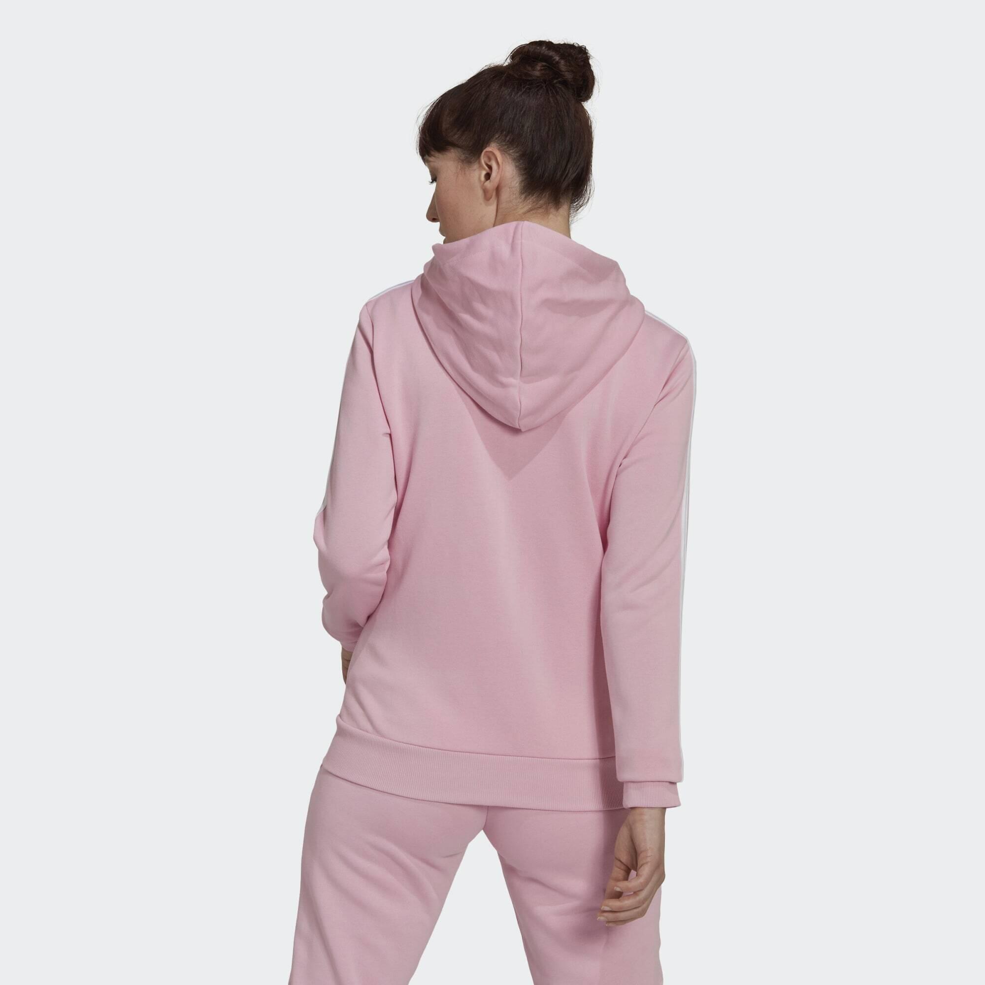 Veste à capuche Essentials French Terry 3-Stripes Full-Zip 4/5