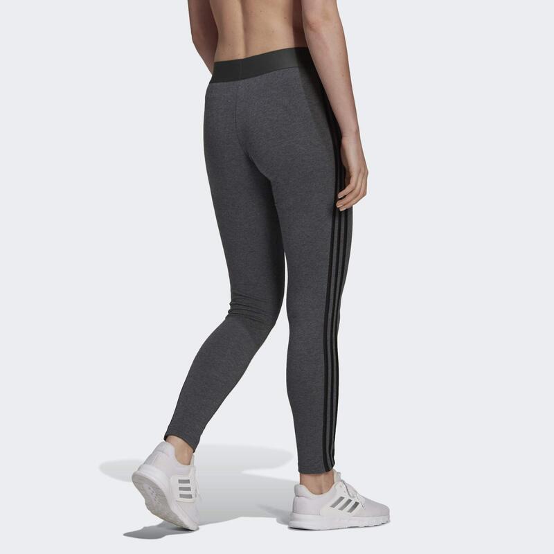 Colanți adidas damă gri din bumbac