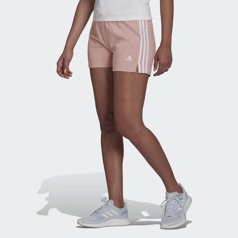 Calções para mulheres adidas Essentials Slim 3-Stripes