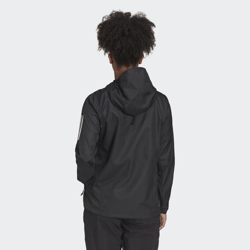 Own the Run Hooded Running Windbreaker