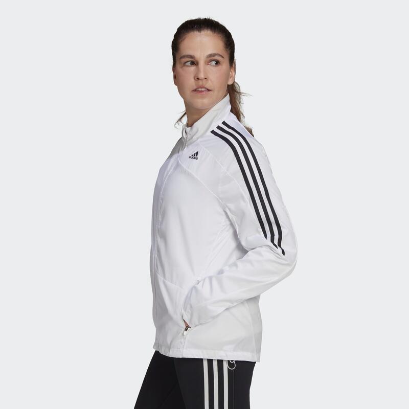Dzseki adidas Marathon 3 Stripes, Fehér, Nők