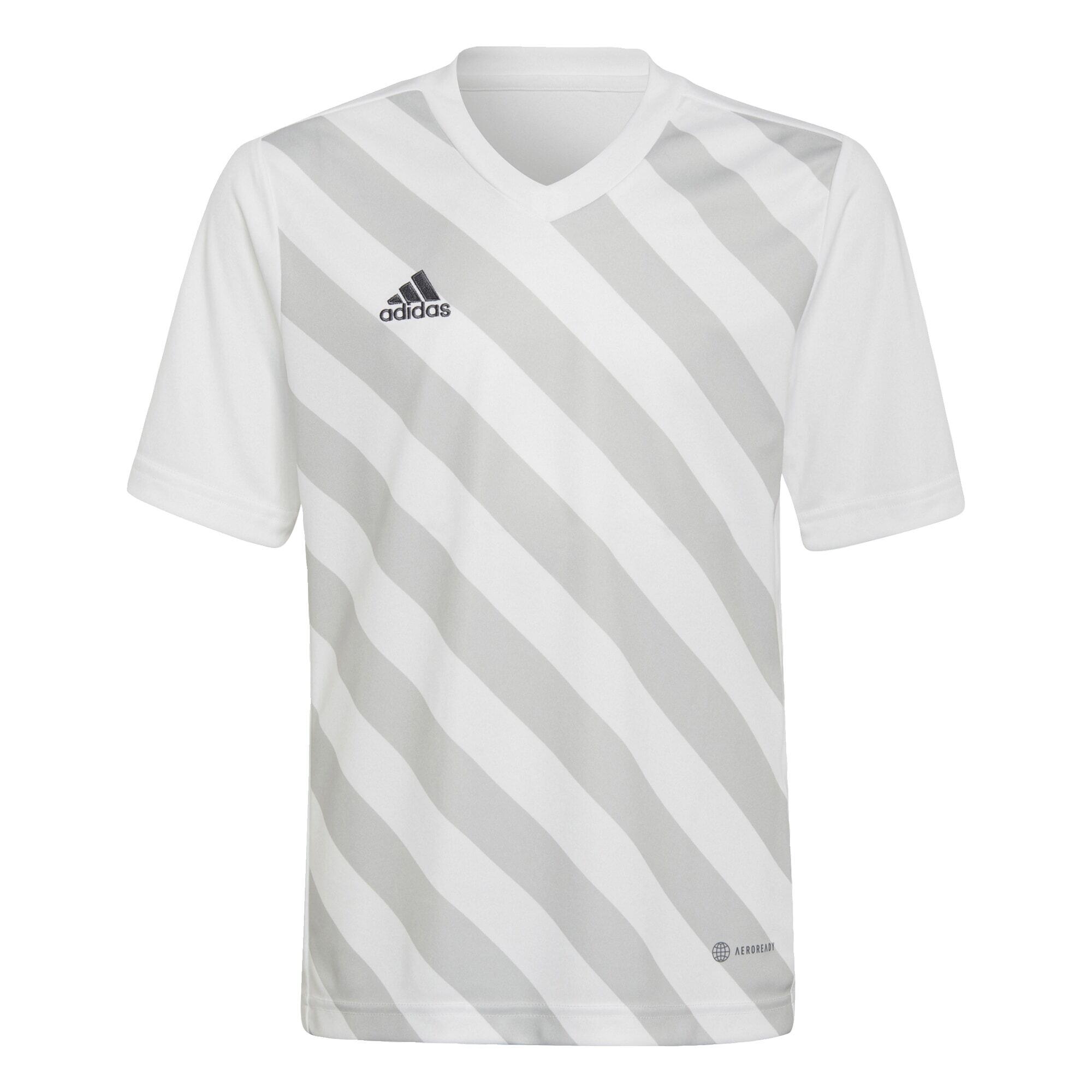 Adidas - Maillot Entrada 22 Graphic - Maillot Manches Courtes - Blanc|gris -  4 À 6 Ans - Decathlon