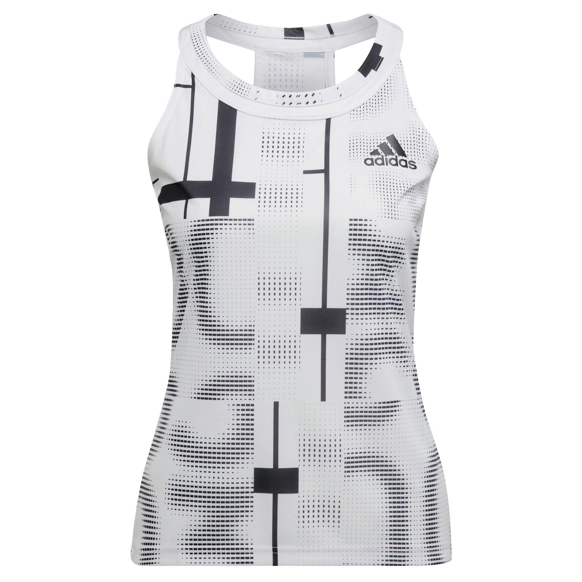 Adidas - Débardeur Club Tennis Graphic - T-shirt Sans Manche - Blanc|noir - 42 M/l - Decathlon