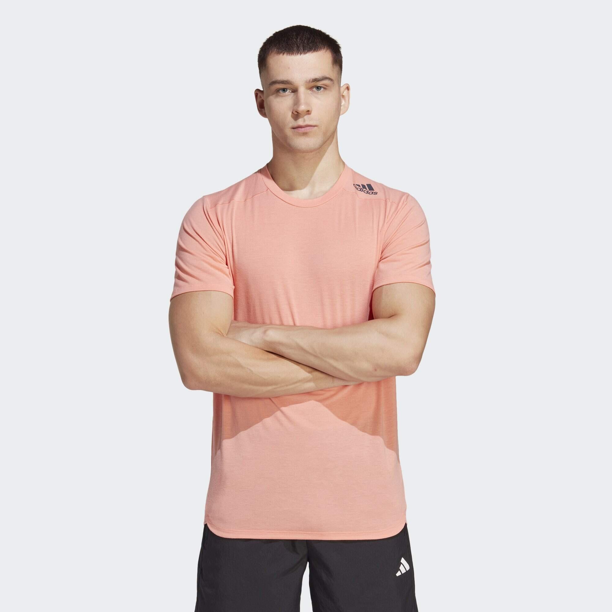 Adidas - T-shirt Designed For Training - T-shirt Manches Courtes - Orange - S - Decathlon