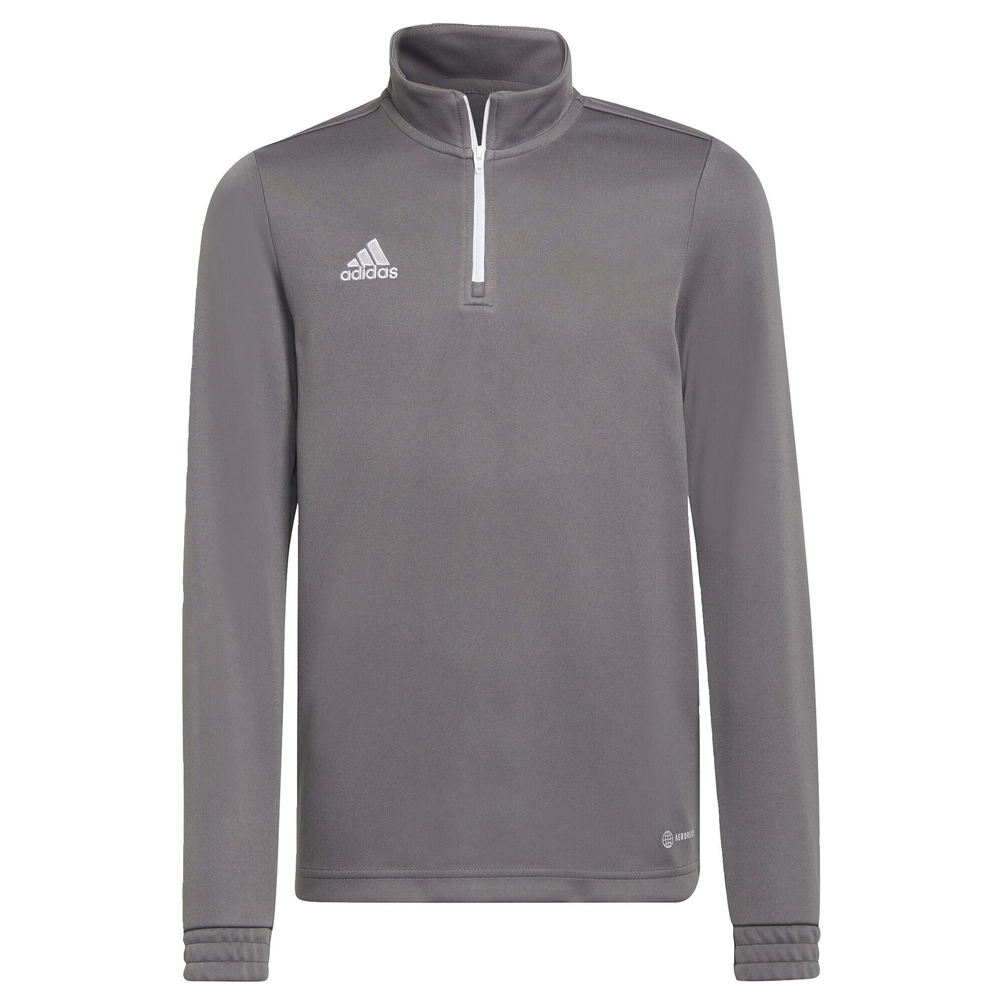 Adidas - Haut D'Entraînement Entrada 22 - Sweat-shirt - Gris - 13-14 Ans - Decathlon