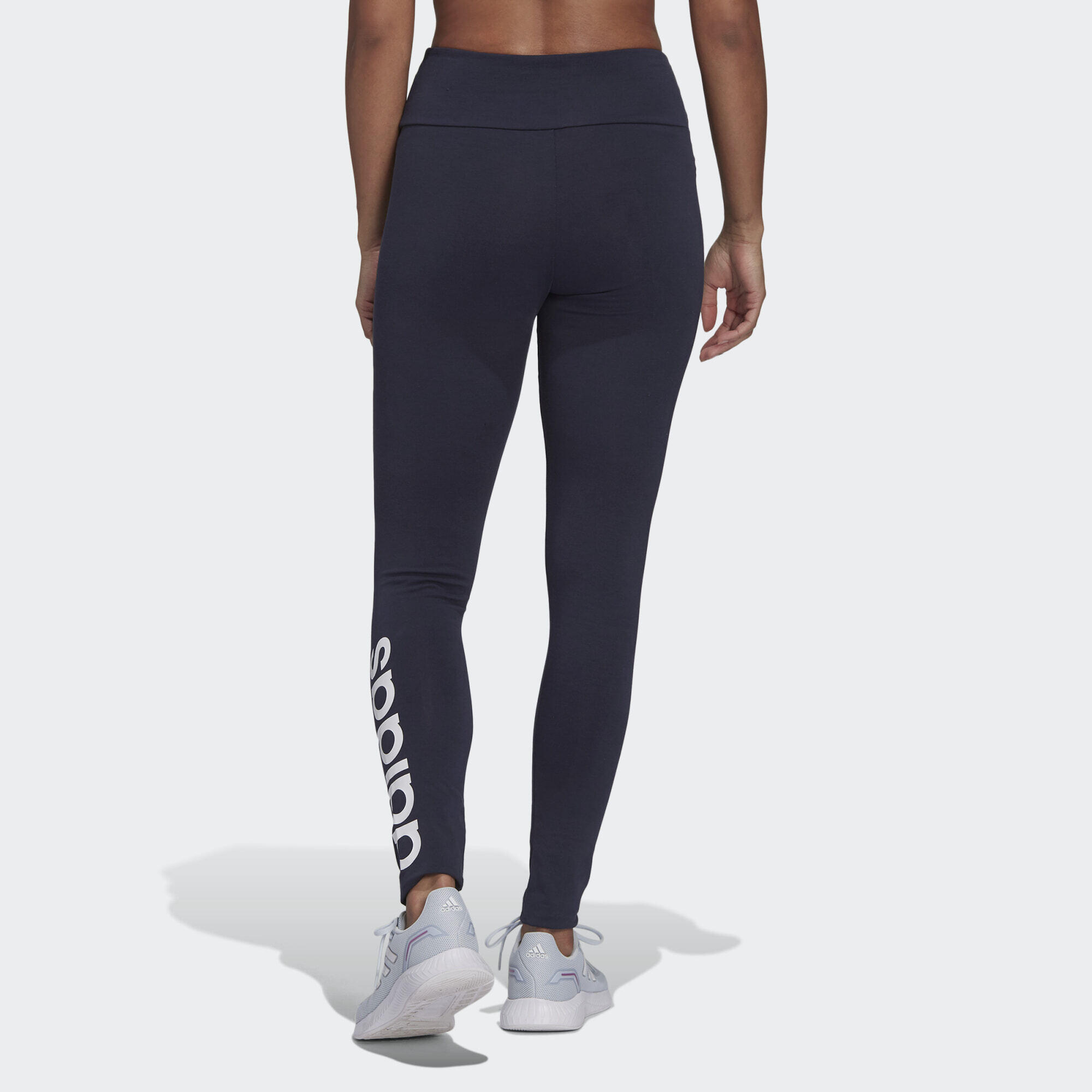 ESSENTIALS HIGH-WAIST LEGGING MET LOGO 3/5