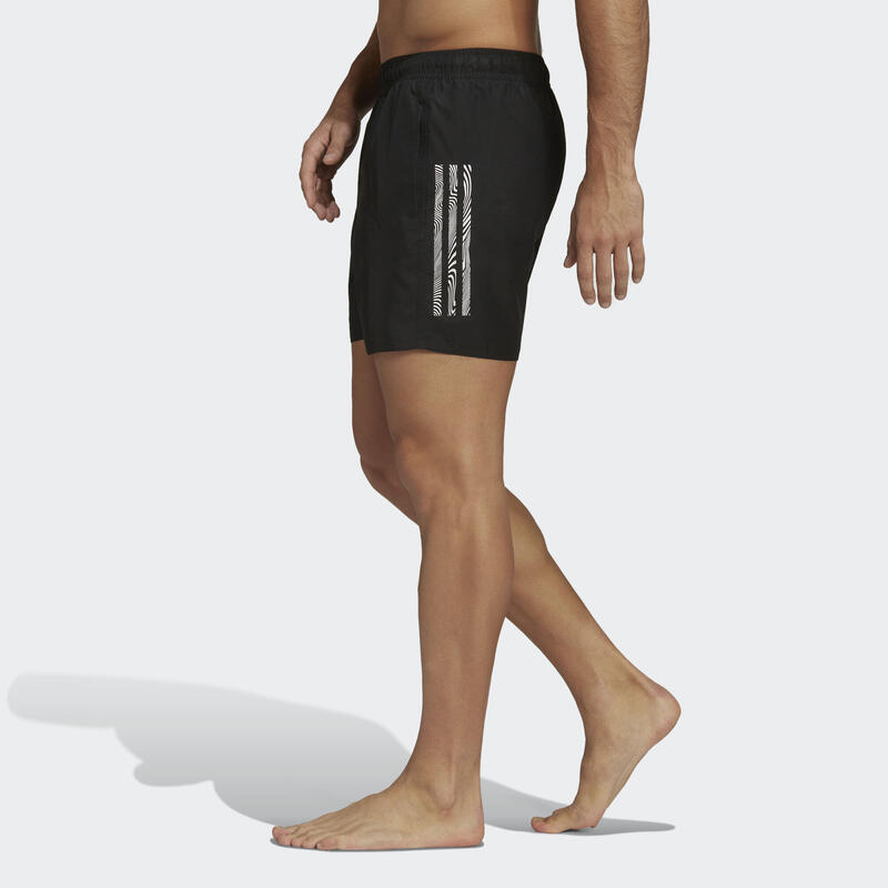 Short Length Mid 3-Stripes Zwemshort