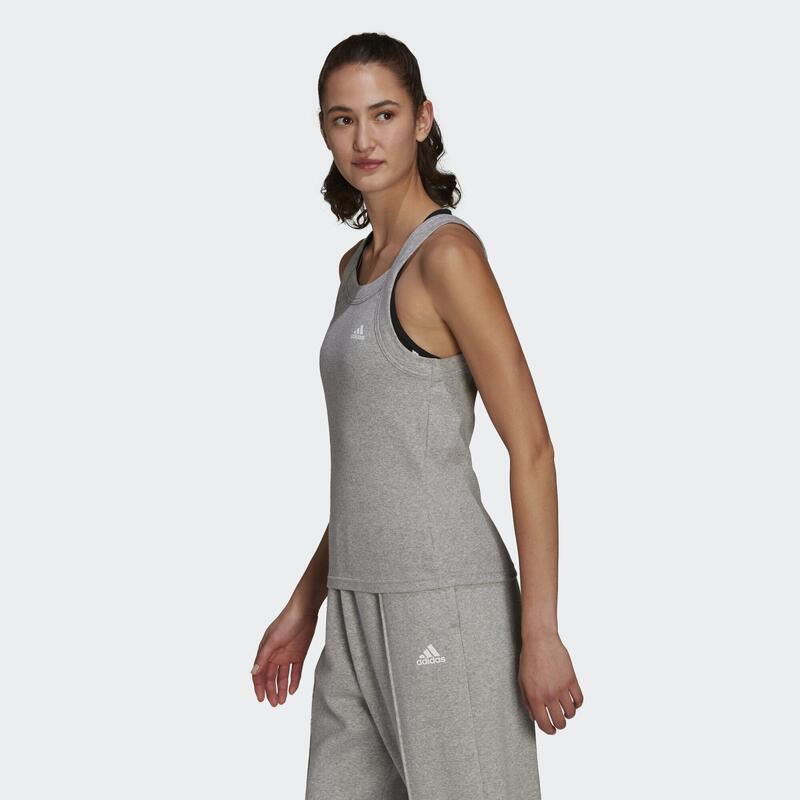 Trikó adidas Esssentials Yoga Rib, Szürke, Nők