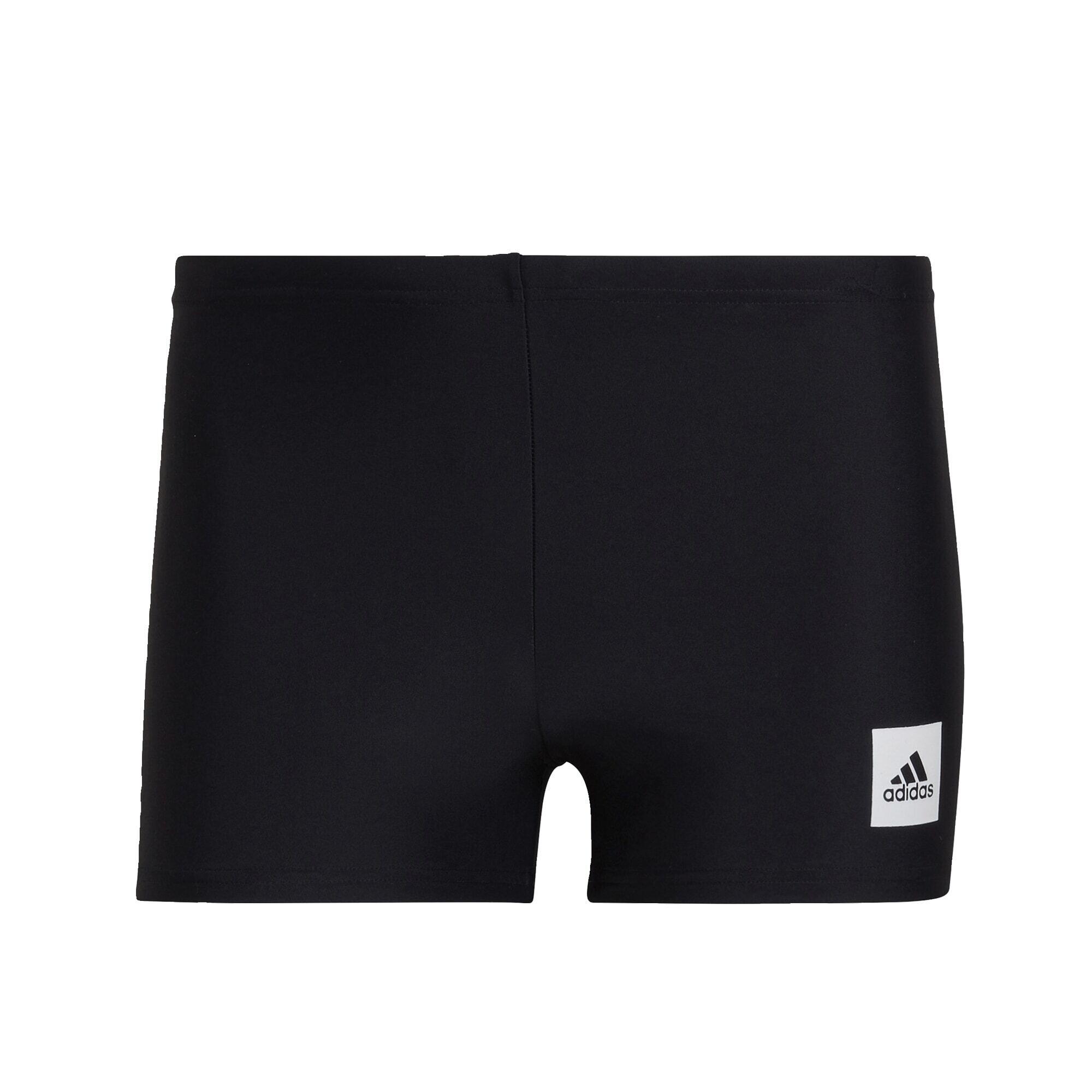 Solid swimming boxer shorts