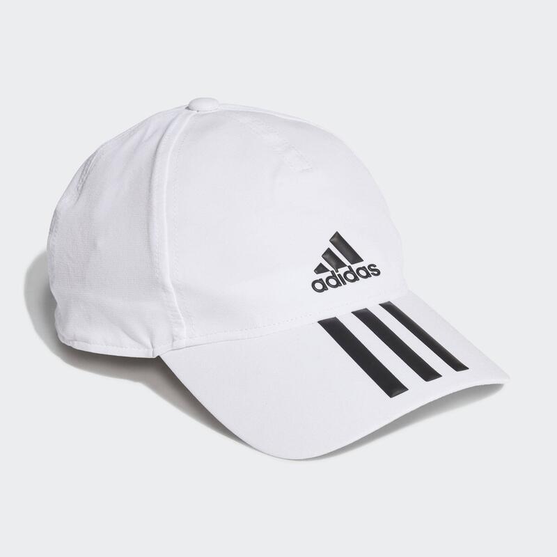 Sapca barbati adidas Aeroready 3 Stripes, Alb