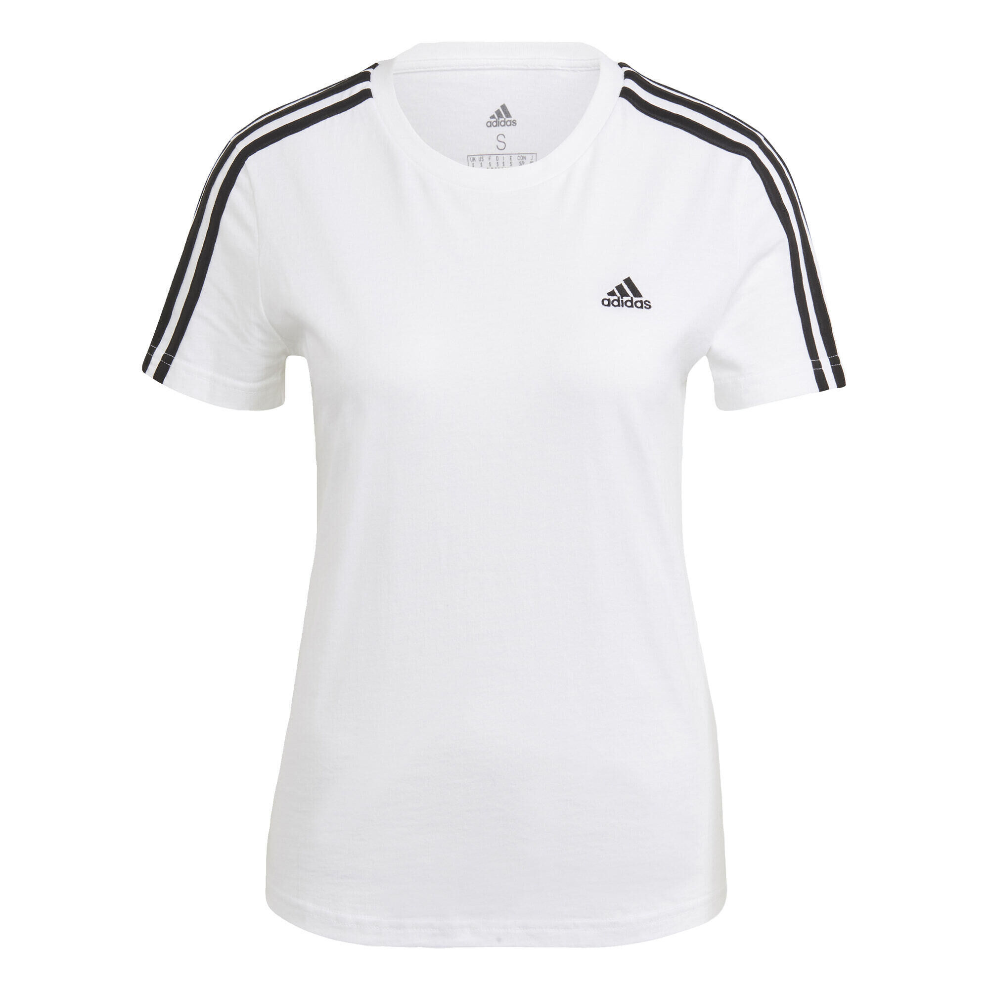 ADIDAS Essentials Slim 3-Stripes Tee