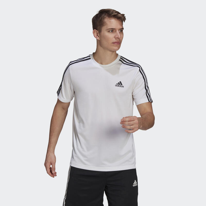 T-shirt adidas Aeroready Designed To Move Sport 3-Bandes